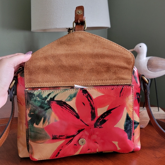 NWT Patricia Nash Avellino Spring Multi Leather Crossbody Bag Purse - Picture 10 of 16